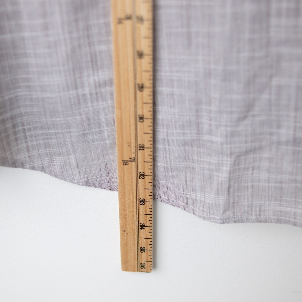 Billy Reid 100% Cotton Standard Plaid Shirt Mens XXL Brown Button Down - Picture 9 of 9